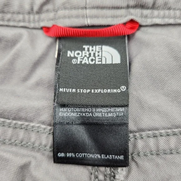 The North Face Noble Stretch Capri Womens Gray Size 6 Casual Outdoor UPF 30 - Picture 2 of 7